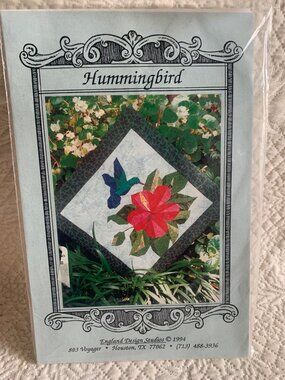 England Design Studios Hummingbird Quilt Sewing Pattern H102 - uncut